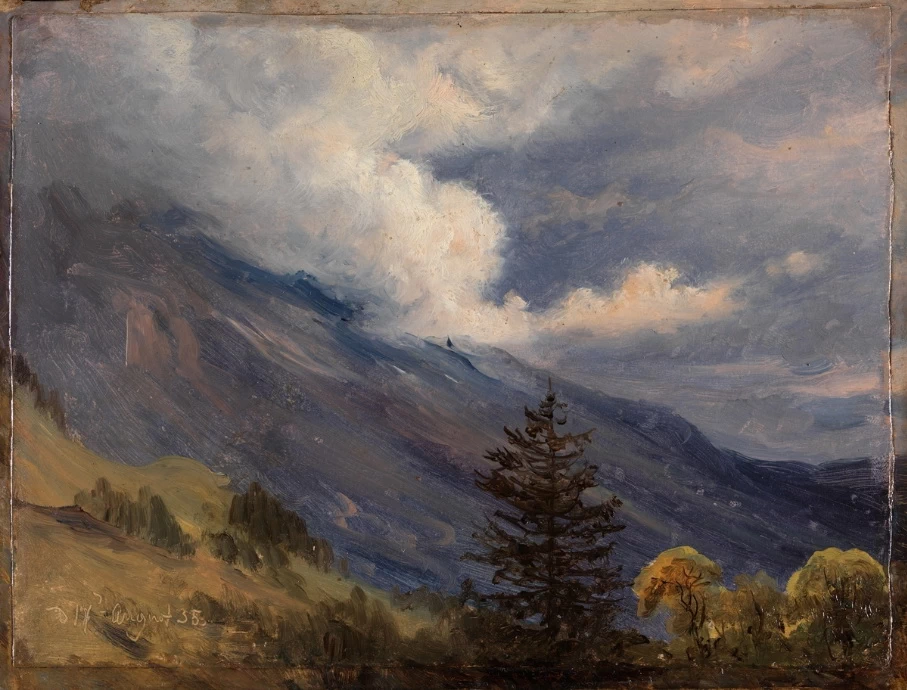 Vista da Grindelwald in Svizzera - 1835, National Museum Oslo